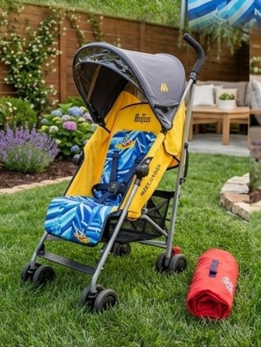 Rare Maclaren Quest The Beatles Yellow Submarine Special Edition Stroller - Picture 5 of 15